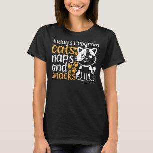 Camiseta Gatos Bons do Programa de Hoje Gatos Natas e Cacho