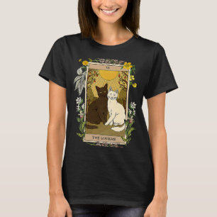 Camiseta Gatos Brancos Gelados E Cujos Placas De Tarô Tenha