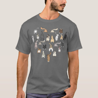 Camiseta Gatos Buttaholic Engraçado Bumbum Gato Louco prese