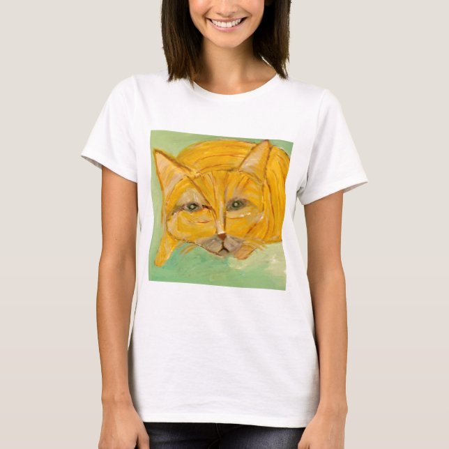 Camiseta gatos, cães, vacas pelo ginsburg de eric (Frente)