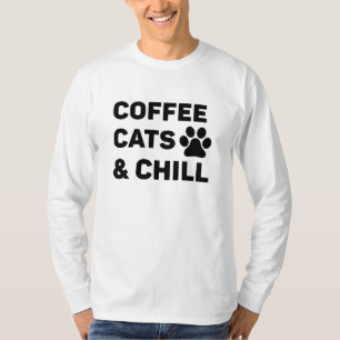 Camiseta Gatos Café & Relax