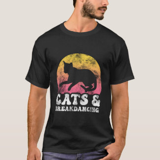 Camiseta Gatos com Habilidade de Breakdance