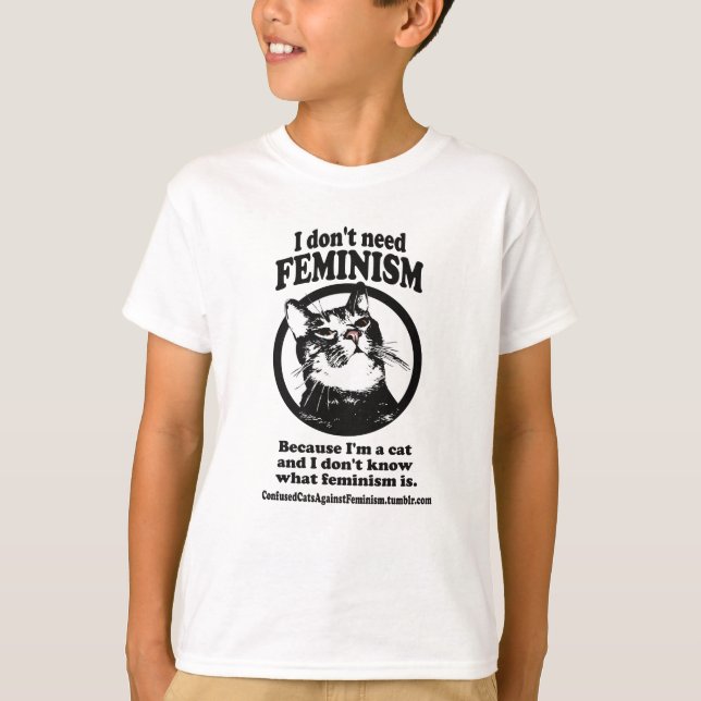 Camiseta Gatos confusos (docinho em um design do círculo) (Frente)