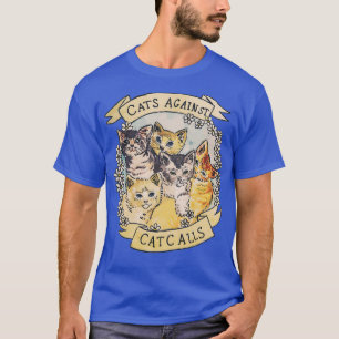 Camiseta Gatos contra Chamadas de Gato ORIGINAIS TSirt Esse