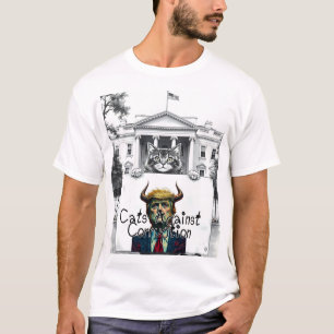 Camiseta Gatos Contra Corrupção