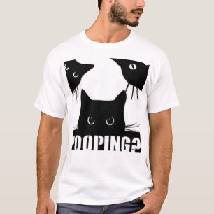Camiseta Gatos Curiosos