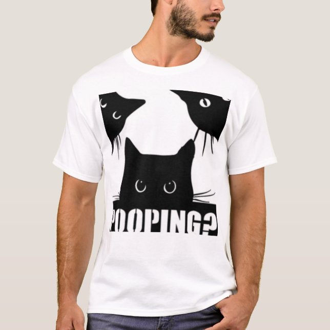 Camiseta Gatos Curiosos (Frente)
