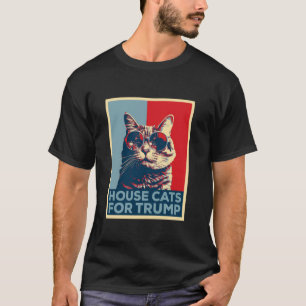 Camiseta Gatos Da Casa Para O Trump 2024, Poster Donald Tru