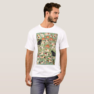 Camiseta Gatos da era de Edo, Utagawa Yoshifuji, Ukiyo-e