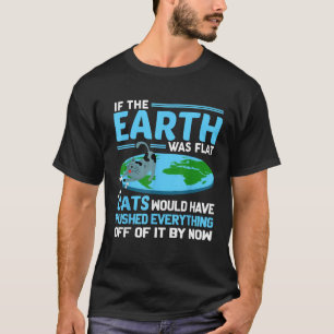 Camiseta Gatos da Terra Flórida Engraçados Na Sociedade Da