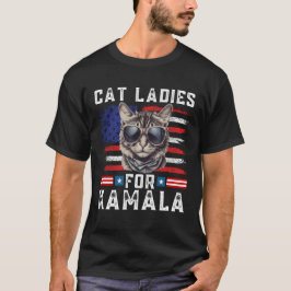 Camiseta Gatos-damas para kamala