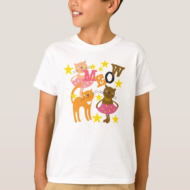 Camiseta Gatos Dançantes (Frente)