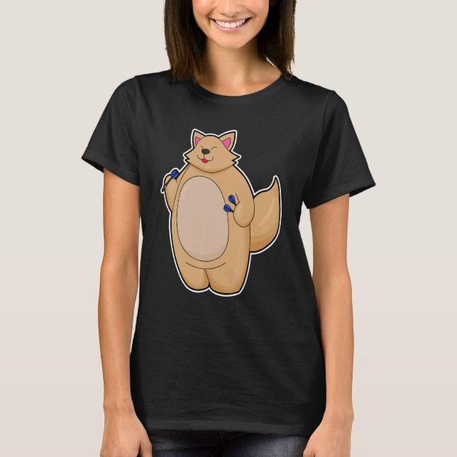 Camiseta Gatos Darts Dart Esportes (Frente)