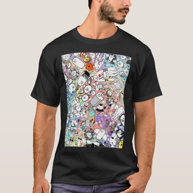 Camiseta Gatos de Batalha (Frente)