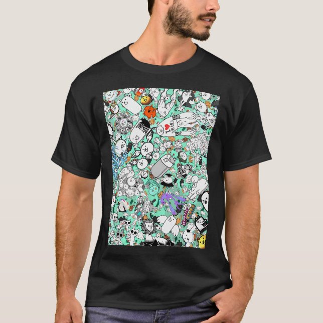 Camiseta Gatos de Batalha (Frente)