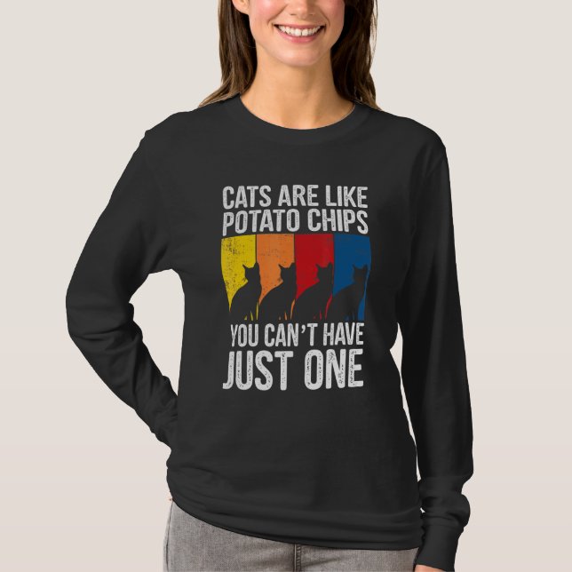 Camiseta Gatos De Ca São Como Gato De Batata (Frente)