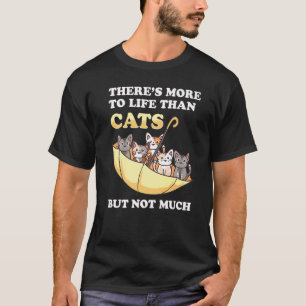 Camiseta Gatos de Cabeça para Baixo Guarda-chuva Gatinho