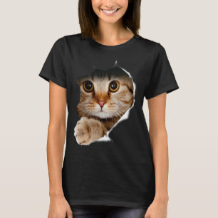 Camiseta Gatos De Gato Engraçados Para Homens