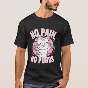 Camiseta Gatos de Motivação para Treino Comédia Fitness Fel