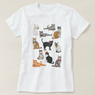 Camiseta Gatos De Porteiro
