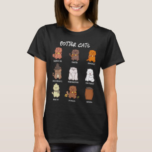 Camiseta Gatos De Potter Para O Lover De Gato