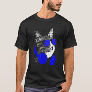 Camiseta Gatos de sol festas de gata gatinho adoram gajas d