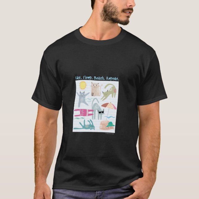 Camiseta Gatos de verão (Frente)
