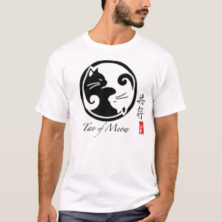 Camiseta Gatos de Yin Yang | Tao do T dos homens do Meow