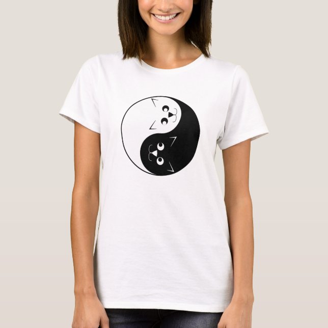 Camiseta Gatos de YinYang (Frente)