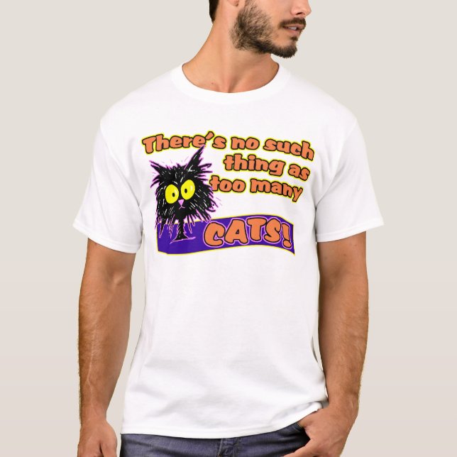 CAMISETA GATOS DEMAIS (Frente)