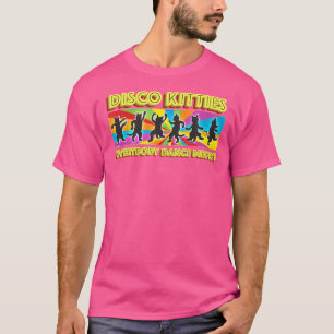 Camiseta Gatos Divertidos e Legais de Disco Todos Dançam Mi