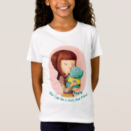 Camiseta Gatos do amor das meninas. Gatos azuis