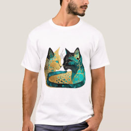 Camiseta Gatos do Dia e da Noite