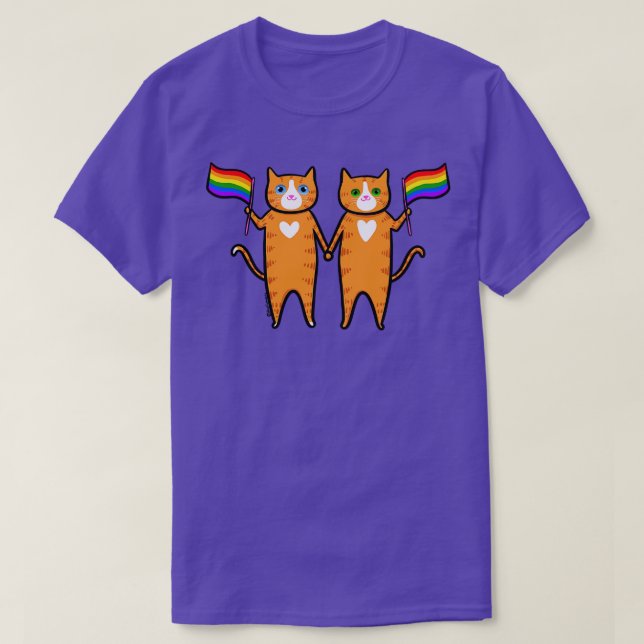 Camiseta Gatos do Orgulho (Frente do Design)