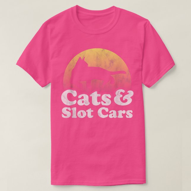 Camiseta Gatos e Automóveis de Faixas Horárias (Slot C), de (Frente do Design)