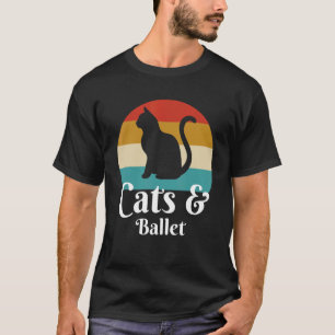 Camiseta Gatos e Bailarina