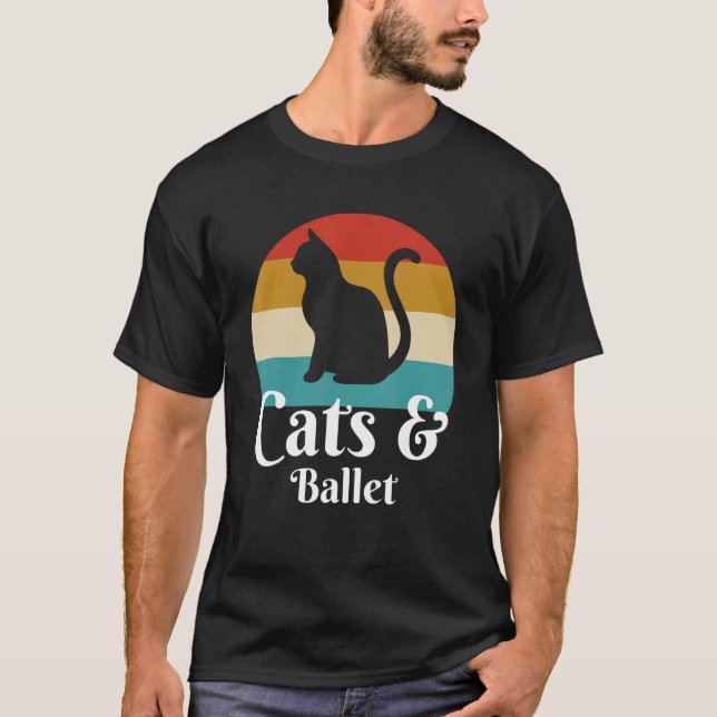 Camiseta Gatos e Bailarina (Frente)