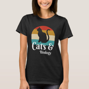 Camiseta Gatos E Biologia