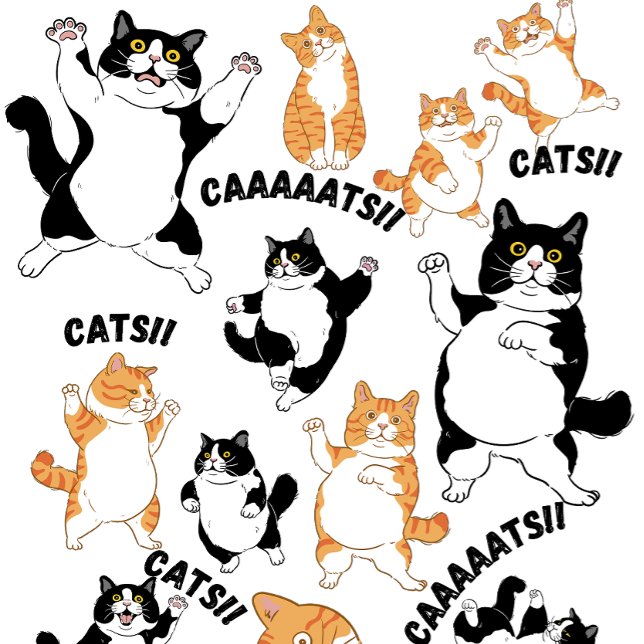 Camiseta Gatos e CAAATS! (Criador carregado)