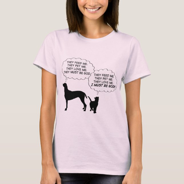 Camiseta Gatos e Cães (Frente)