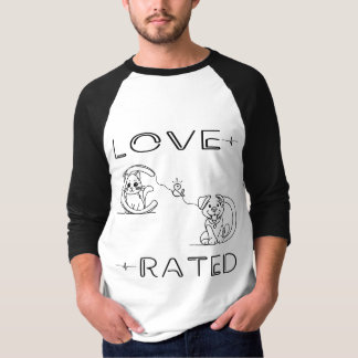 Camiseta Gatos e Cães, Classificados por Amor