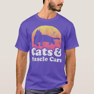 Camiseta Gatos e Carros Musculares, Gatos e Músculos, de us