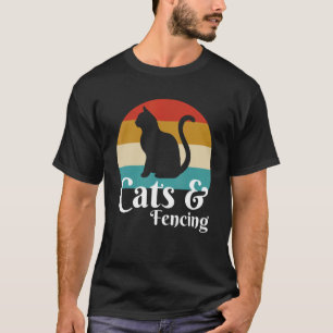 Camiseta Gatos E Cercas