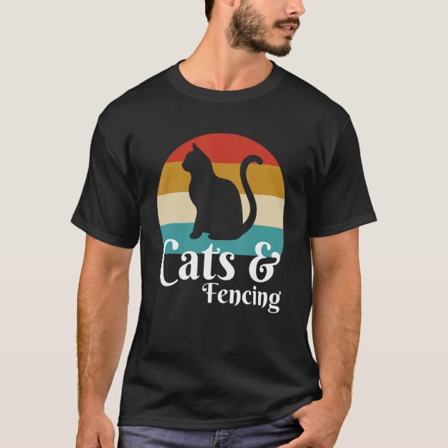 Camiseta Gatos E Cercas (Frente)