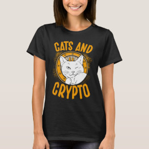 Camiseta Gatos E Criptomoedas Negociante De Criptomoeda Blo