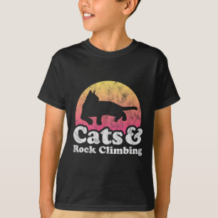 Camiseta Gatos E Escalada Masculino Ou Feminino Gato