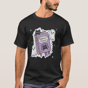 Camiseta Gatos e Fantasmas Adoráveis Gótico Nu