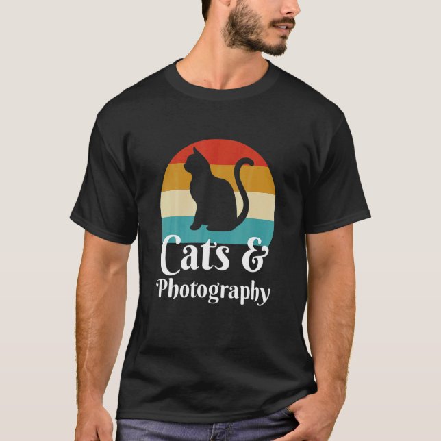 Camiseta Gatos E Fotografia (Frente)