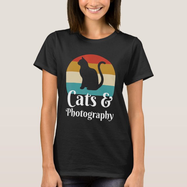 Camiseta Gatos E Fotografia (Frente)