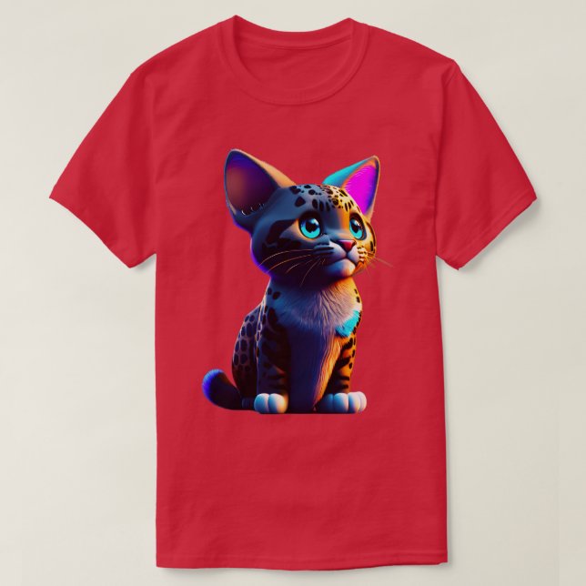 Camiseta Gatos e Gatinhos Legal Adoráveis 30 (Frente do Design)